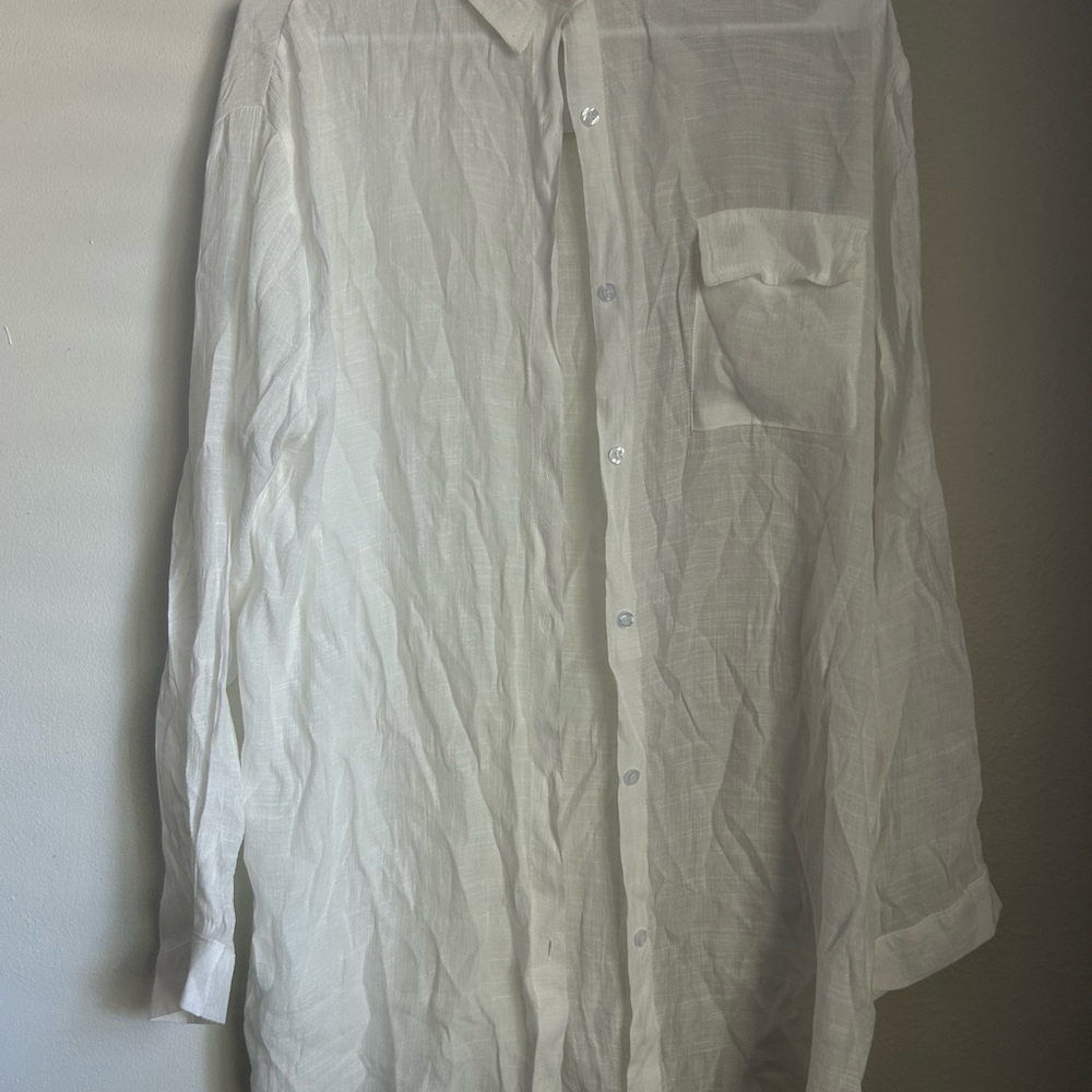 Classic White Men's Shirt
